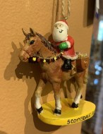 Horse Riding Santa Front